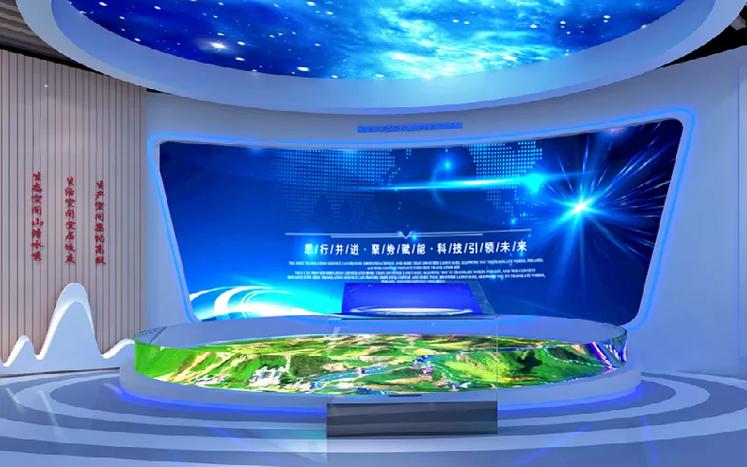 展厅展馆中的数字沙盘与数字多媒体信息发布系统